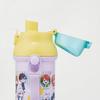 Skater Plastic Water Bottle 480ml One Push Antibacterial Child Friendly Lightweight Antibacterial Treatment Made in Japan Colorful Peach 25