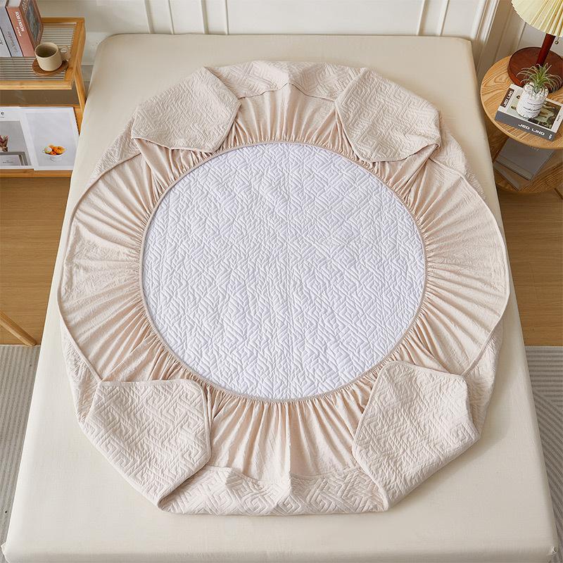 Soybean Cotton Padded Waterproof Bedspread Washable Cotton One-piece Simmons Mattress Dust-proof Protective Cover