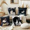 C-character Tomoko Kuroki Game Cushion Cover Pillow Cover Decoration Room Home Sofa Living Office Car Nordic Simplicity