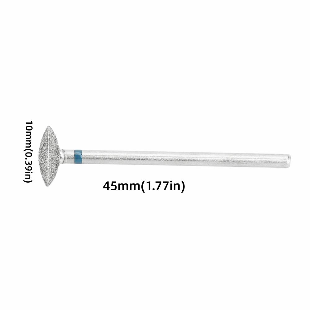 5PCS Rugged Rough Surface Cuticle Remover Drill Bit Pedicure Sanding Head  Nail Surface Polishing