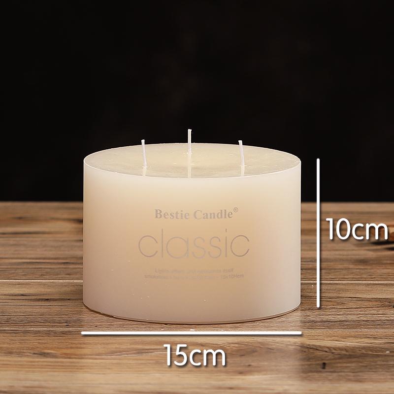 Scentless Smokeless Cylinder Candles for Weddings, Birthdays, Romantic Decor, Hotel, Church, or Dining.