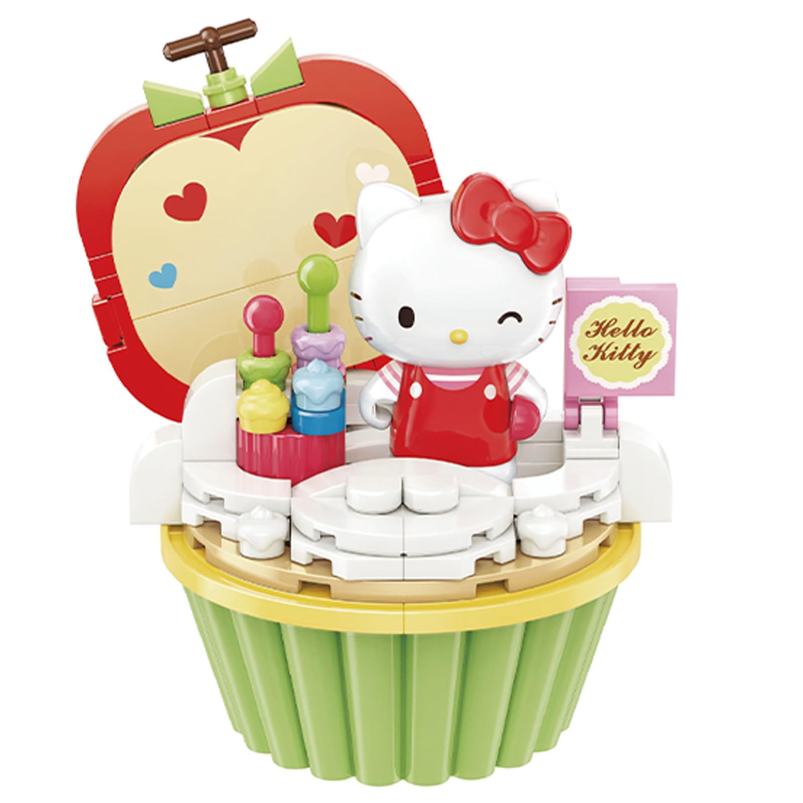 

Игрушка-кекс в виде яблока Onda Block Sanrio Hello Kitty