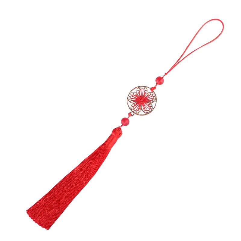 Full Bloom Round Moon Tassel DIY Handmade Hanfu Bag Pendant Cheongsam Ornament