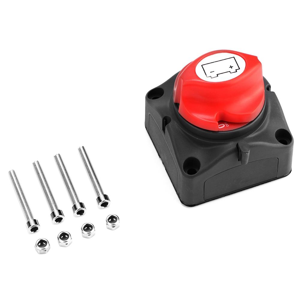 Battery Switch Disconnect Isolator Power Off Switch for Automobile RV Marine Boat