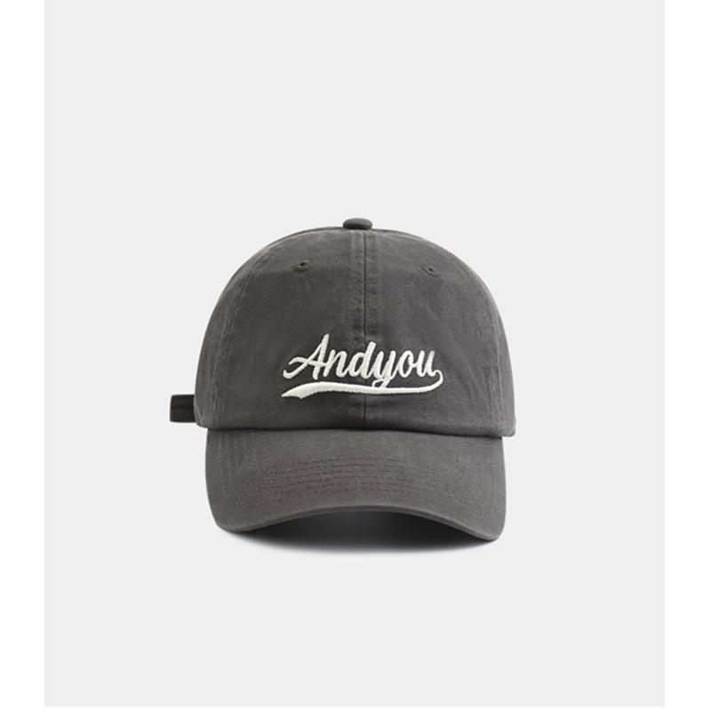 Baseball cap female versatile niche retro blue cap ins popular hat