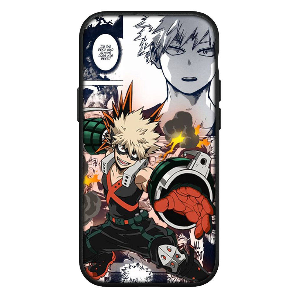 For iPhone 17 16 15 Xiaomi Poco Redmi Note 14 13 12 11 Pro Max Samsung Galaxy S25 S24 S23 OPPO Huawei Bakugou Katsuki My Hero Academia BNHA Phone Case