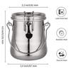 Oil painting brush washer stainless steel oil pot with removable porous filter sealed stainless steel paint brush cleaner
