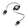 USB 2.0 Male To Female Extension Retractable Cable Data Sync Charger Cord 73cm USB Male To Female Cable