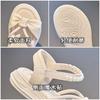 Sandals Girls 2025 New Summer Children's Fashion Pearl Princess Shoes Girls Bow Korean Roman Sandals