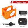 Door Latch Installation Kit Door Latch Mortise Tool Door Lock Hole Saw Set for Accurate Chiseling and Scoring