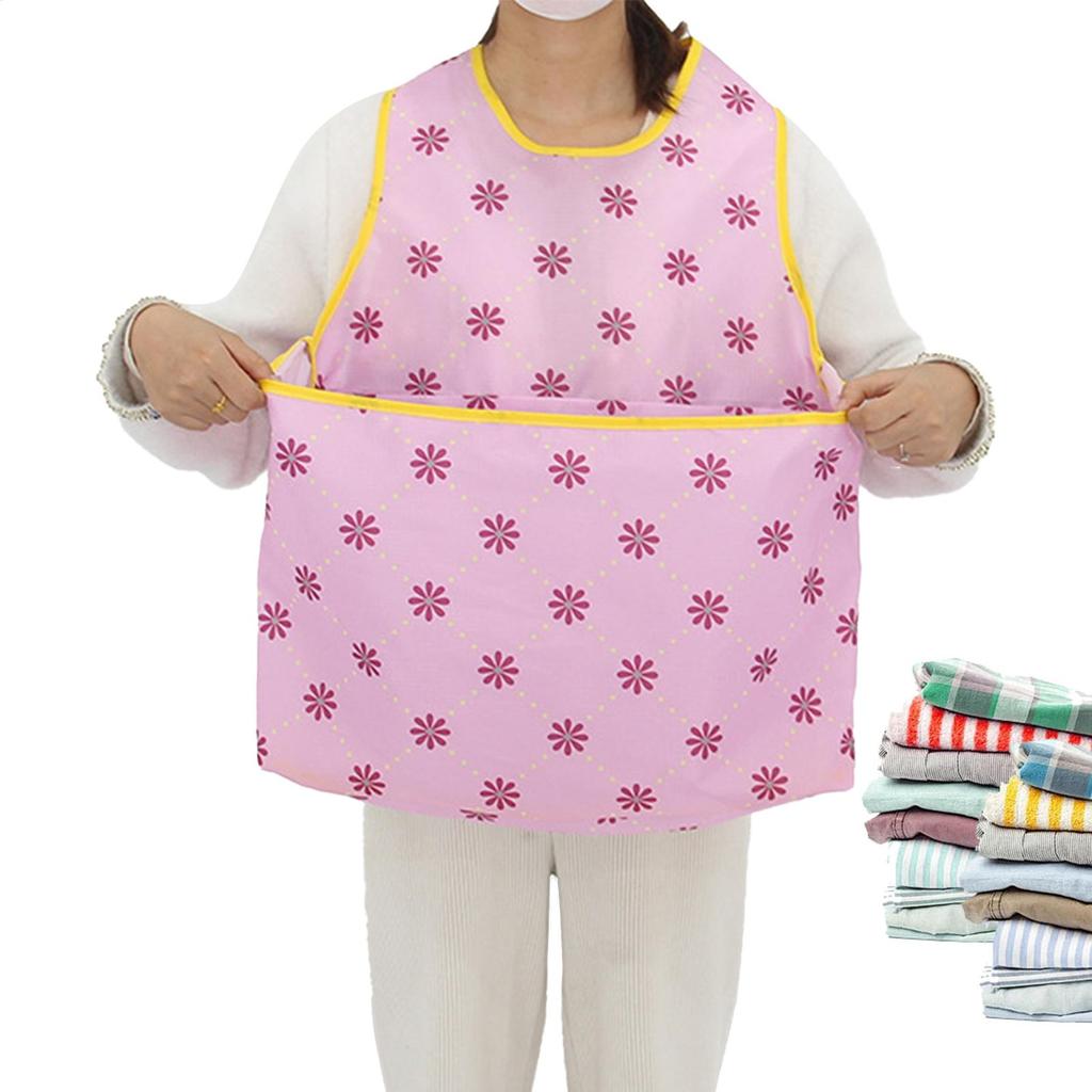 Sleeveless Laundry Apron Women Gifts Portable Cross design Comfortable Drying Clothes Organizer Waterproof Drying Clothes Holder