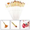 13 Pack Paint Brushes Set Nylon Hair Acrylic Fine Art Painting Kids Beginners