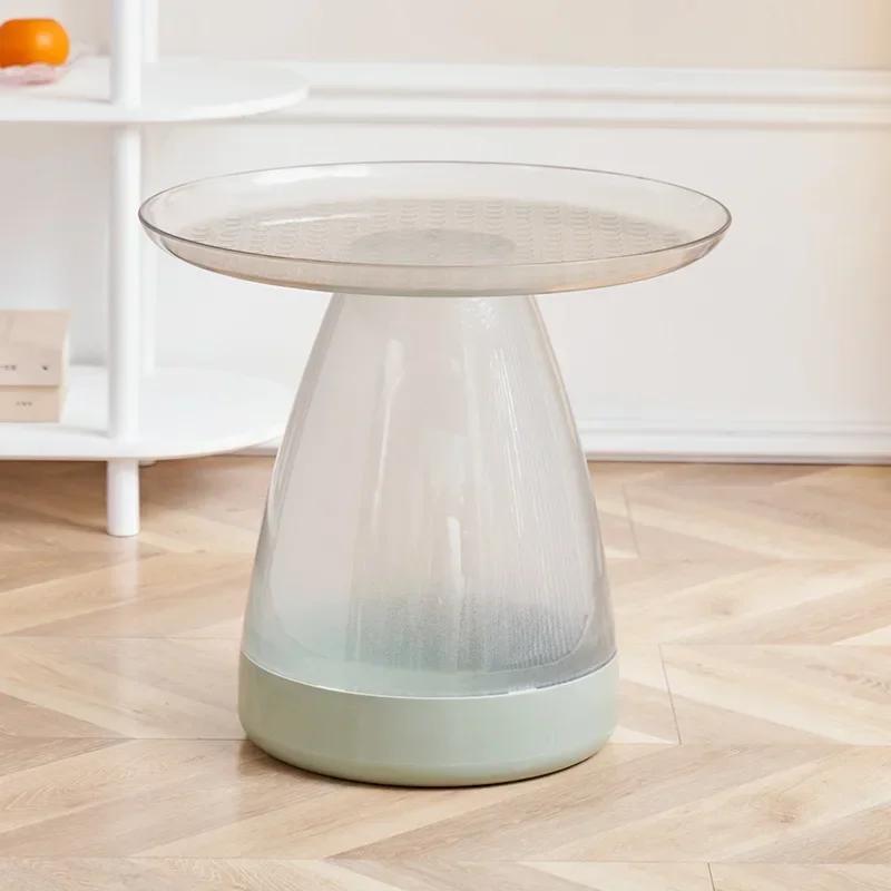 Minimalist Nordic Coffee Tables Round Plastic White Unique Side Table Living Room Luxury Simple  Home Furniture