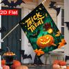 2D Flat - 2D Flat Trick Or Treat for Halloween_ Pumpkin Garden Flag_ 4 (1)Pc X  Outdoor Garden Flag Double-Sided Home Decoration Courtyard Decoration 