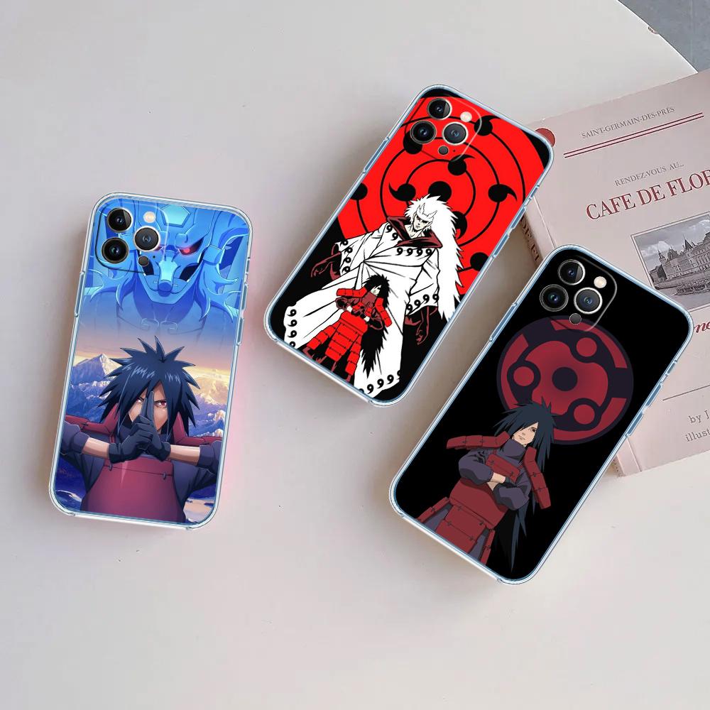 LO74 NARUTO Uchiha Madara Soft Shell Transparent Phone Case for Samsung Galaxy A04 A04S A14 A23 A34 A54 M23 M33 M52 M53