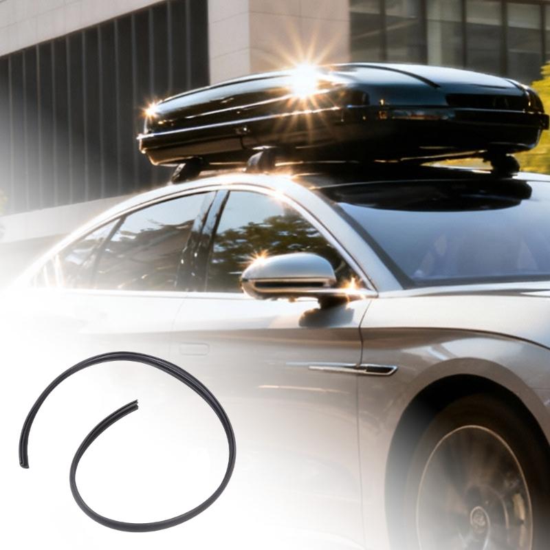 Universal Roof Rack Channel Seal Flexible Rubber Strips Waterproof For Sedans Crossovers And Family Vehicles