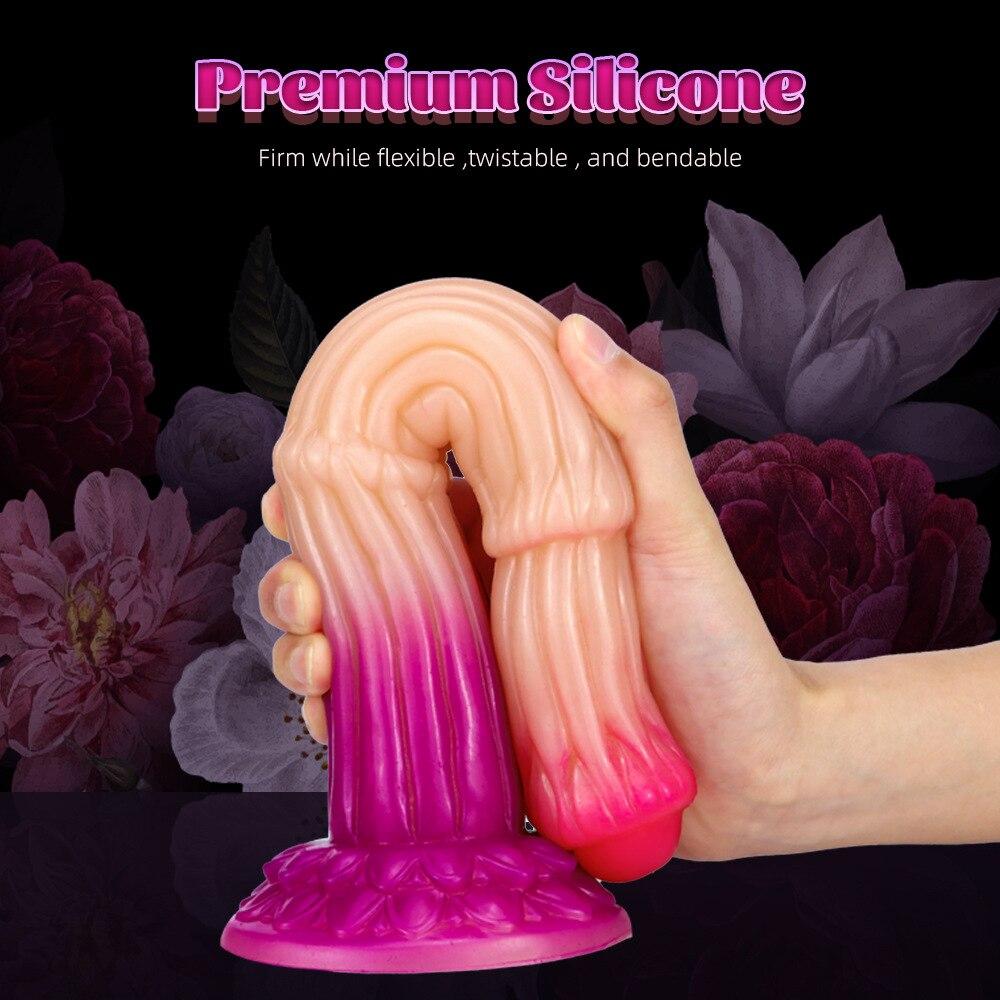 Plus Size Dildo Alien Anal Plug Female Vibrator   Ex Toys Fisting Realistic Penis Strap On Dick Dragon Dildo BDSM Femdom