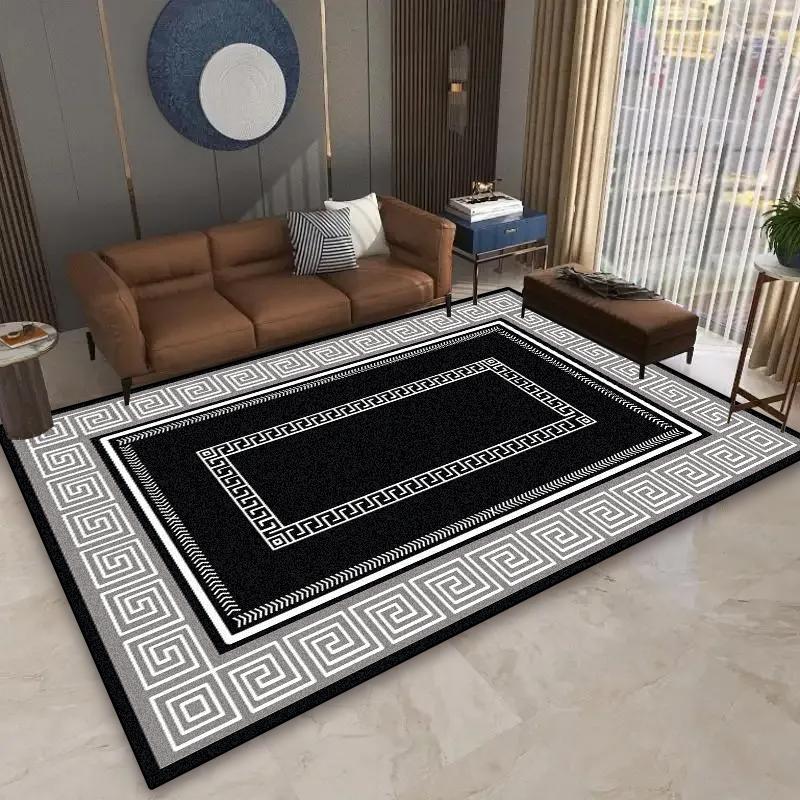 Nowoczesne Duże Dywany do Salonu Dekoracja Domu Dywany do Sypialni Antypoślizgowy Luksusowy Dywan do Salonu Zmywalna Mata pod Stoliki Kawowe