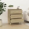 823043 vidaXL Buffet Chêne sonoma 60x35x70 cm Bois d'ingénierie