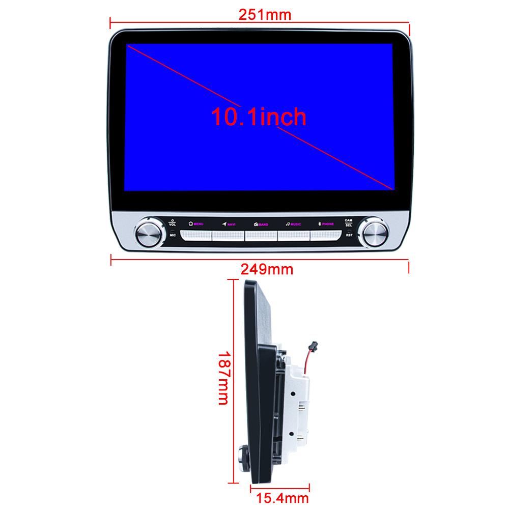 Android Car Radio Multimedia Video Player IPS 4-core Intelligent Systems Navigation GPS 2din Audio