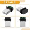 HVAC Blower Motor Resistor No.68078835AA Heater Blower Resistor for Dodge Journey 2013-2020 Metal ABS Black