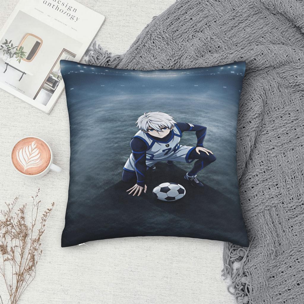 Manga Nagi Seishiro Pillowcases Vintage Pillow Case For Office Car Home Decor Comfy Pillow Cover