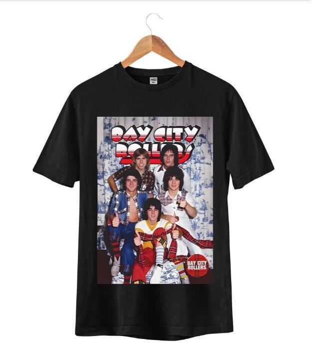Bay City Rollers Retro Pop Rock Era Inspired Unisex T Shirt Unisex T-Shirt S