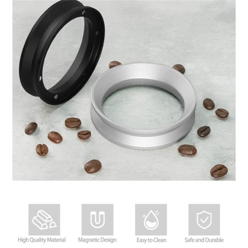 Magnetic Dosing Funnel Tool Coffee Dosing Rings Coffee Filter Espresso Accessory Coffee Dosing Funnel for Portafilter