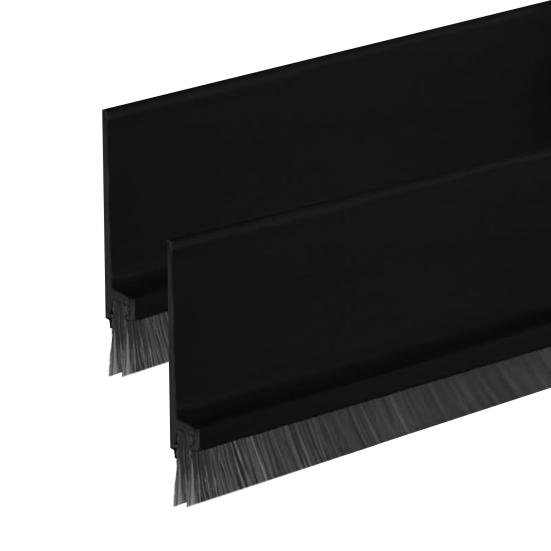 2Pcs Door Sweep for Bottom of Door Integrated Door Sweep Brush Design