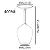 Unique Inverted Wine Glass For Spirits Cocktails, Home Bar Decor, 400ml Upside Down Wine Glass, Valentine's Day Birthday Gifts