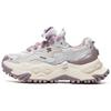 Bianco Stoff Synthetikleder Hartbonbon Plüsch Abriebfest Niedrig geschnitten Väter-Sneaker Damen-Sneaker Flieder-Grau-Lila T12W241121FLL