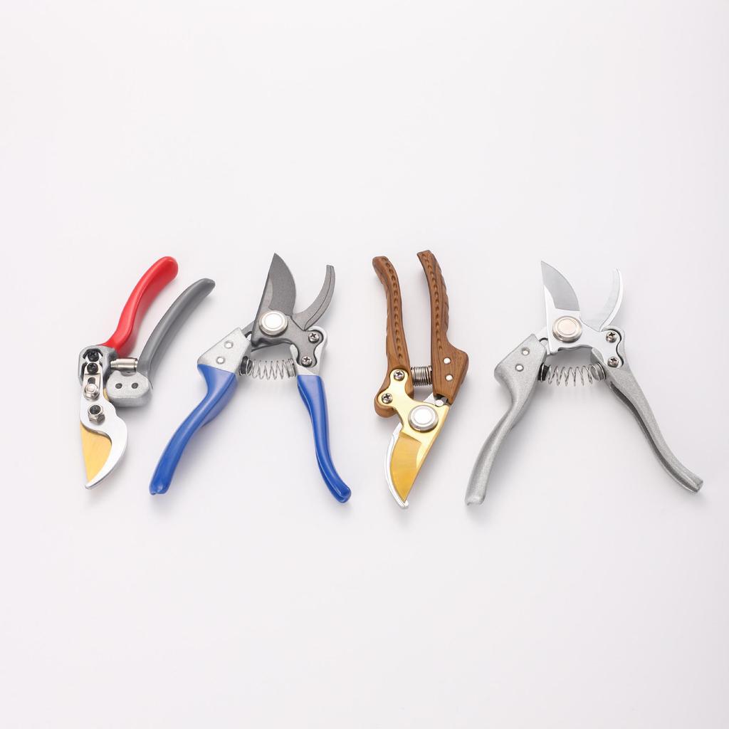 Aluminum Alloy Curved Pruning Shears for Gardening and Orchard Use
