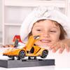 1:32 Lamborghini LP770 Automodell-Spielzeug, mit Ton und Licht, zurückziehbares Auto, Zinklegierung, Spielzeug für Kinder, Jungen, Mädchen, Geschenk