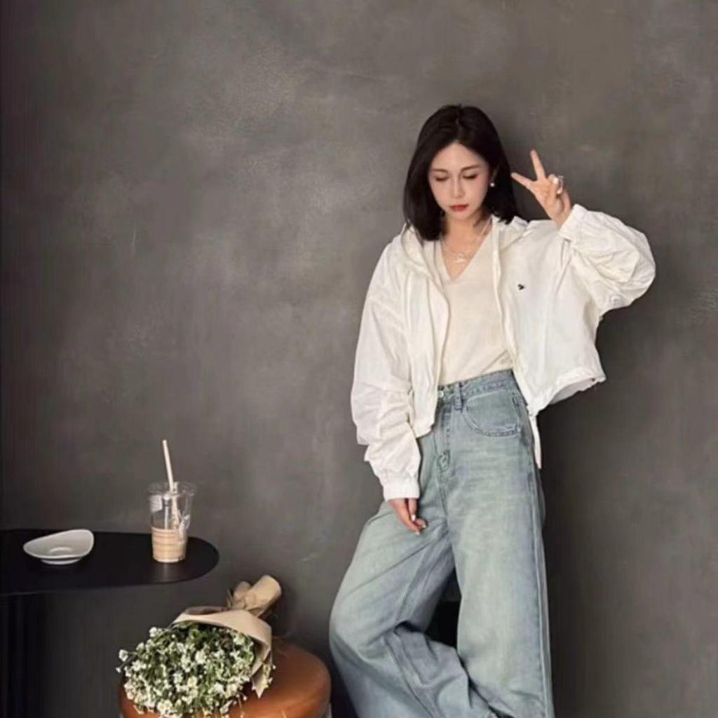 Autumn 2025 Korean Style Petite Slimming Short Baseball Jacket for Women