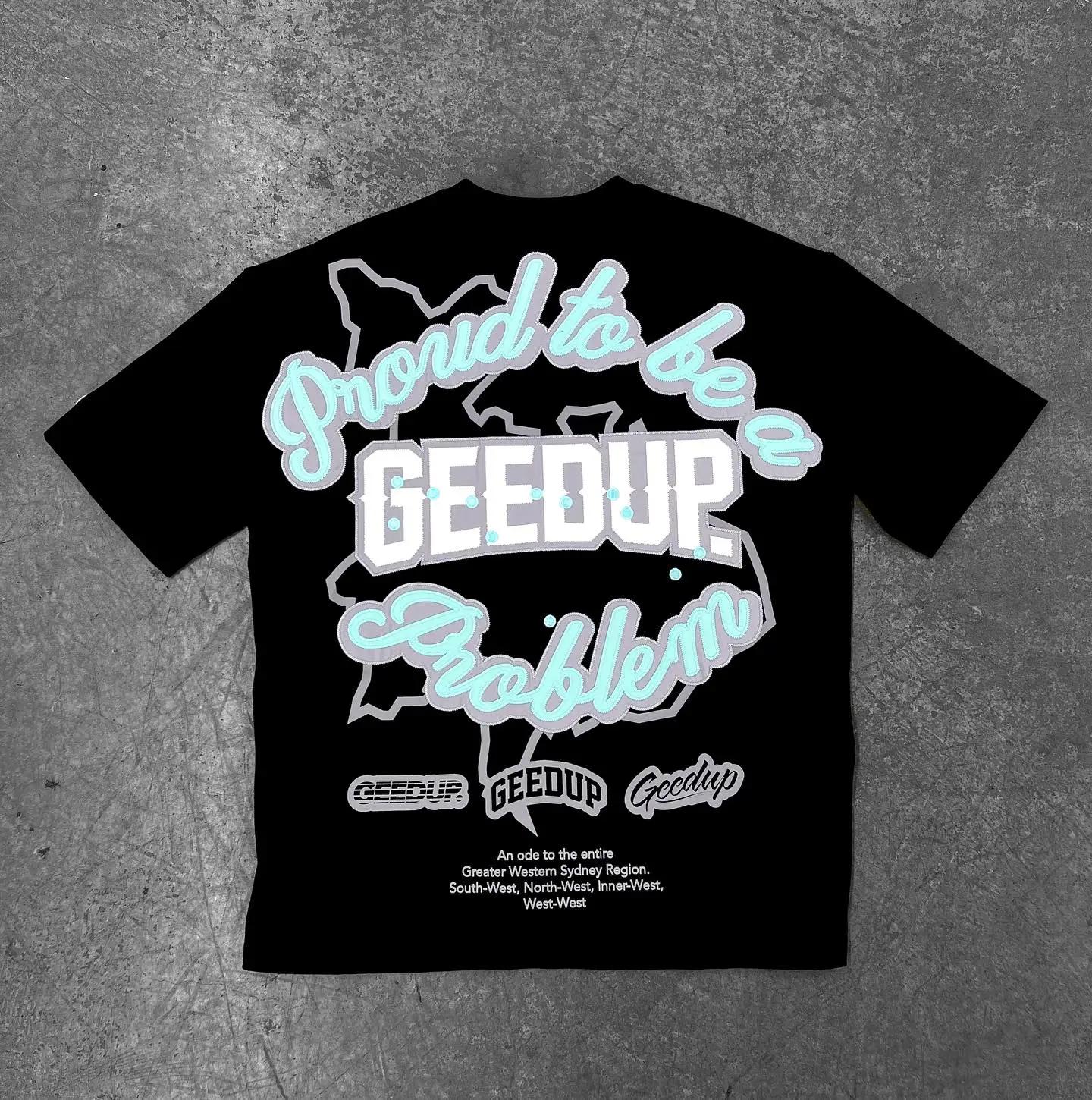 

American Printed Fashionable Street Cotton Round Neck Short Sleeved Tshirt Y2K Retro Mens and Womens Hiphop Letter Pattern 4XL