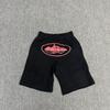 Cort Short Devil Island Print Shorts Mens Hip Hop Skate Casual Sweatpants Trendy Streetwear