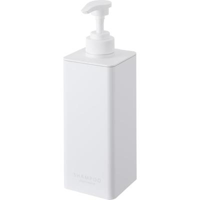 Dozownik Yamazaki Obfity Płyn do Naczyń Szampon Biały W7D7.5H24cm Tower Butelka do Uzupełniania 1538