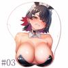 Anime Z_Zenless Z_Zone Zero OPPAI Non-slip Mouse Pad LED Backlit ZZZERO Ellen Joe 3D Mousepad Gel Padding Gaming Hentai Mat