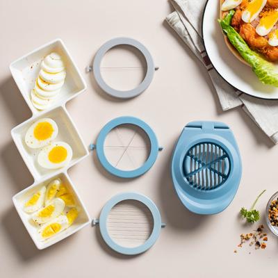 Multifunction Egg Slicers Section Cutter Divider Plastic Egg Splitter Cut Egg Vegetable Device Creative Kitchen Egg Tools
