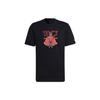 T Shirts Men's Black Crew Neck Moderate Straight Fit HA0909