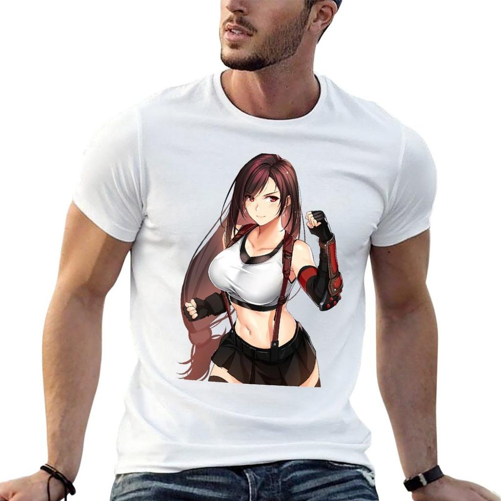 Tifa Lockhart Cute TShirt AntiWrinkle Short Sleeve TShirt