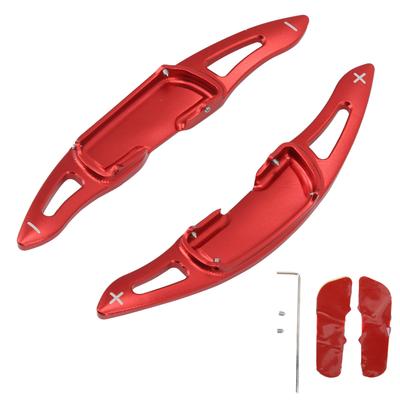 2pcs Car Steering Wheel Paddle Shifter Extension Caps Red Replacement for Mazda 3 2014?up
