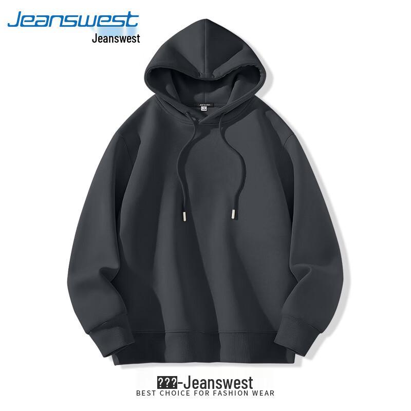 Jeanswest Unisex Solid Hooded Sweatshirt