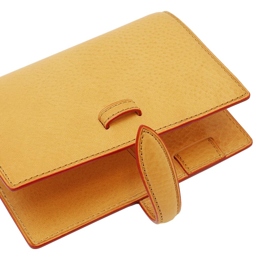 System Notebook Mini 6 Size Minerva Box Ring Diameter 15mm Belt [Natural] 753-40