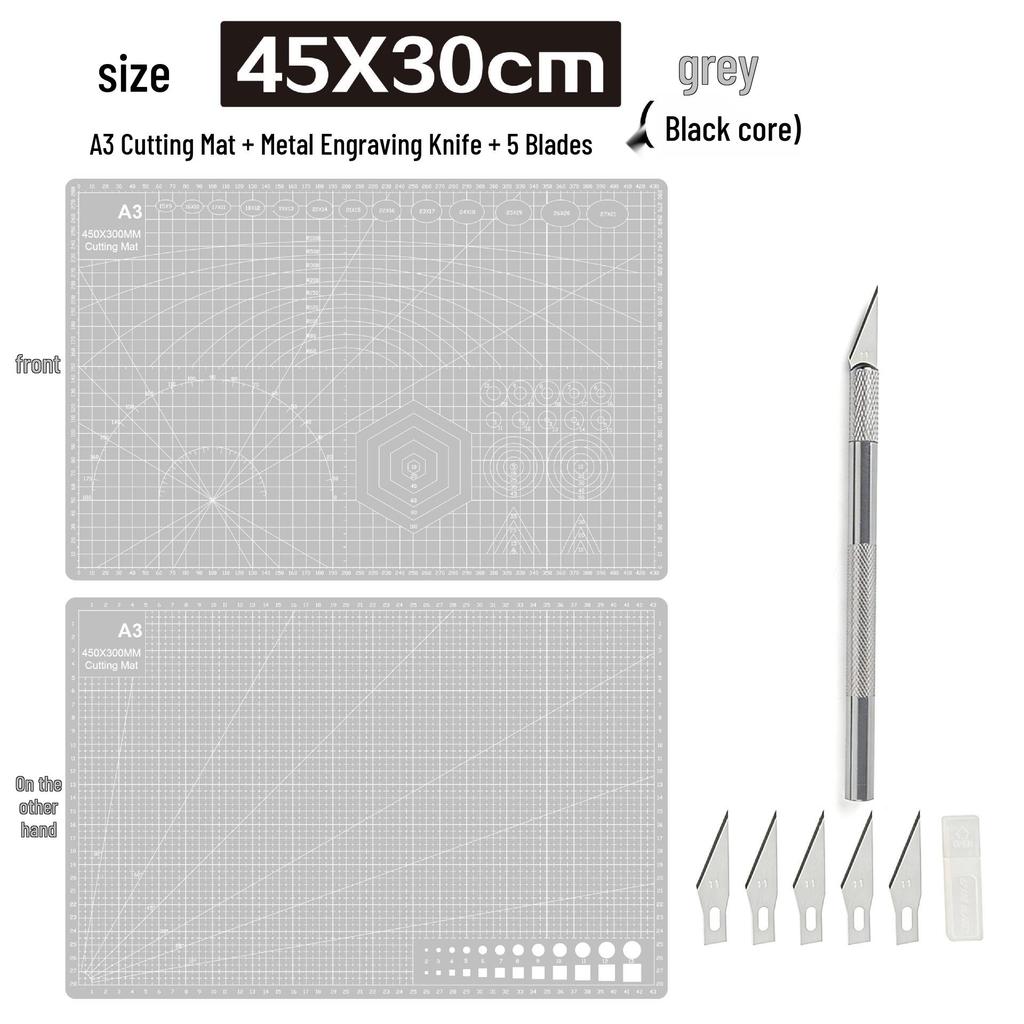 A3 3mm Extra Thick Cutting Mat: Handmade, Durable Pad for Paper Cutting & Writing