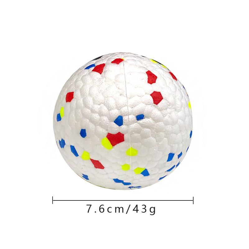 1Pcs Non Squeak Interactive Puppy Toy Bite Resistant Solid Dog Ball Toys High Elasticity E-Tpu Pet Chew Ball Toy