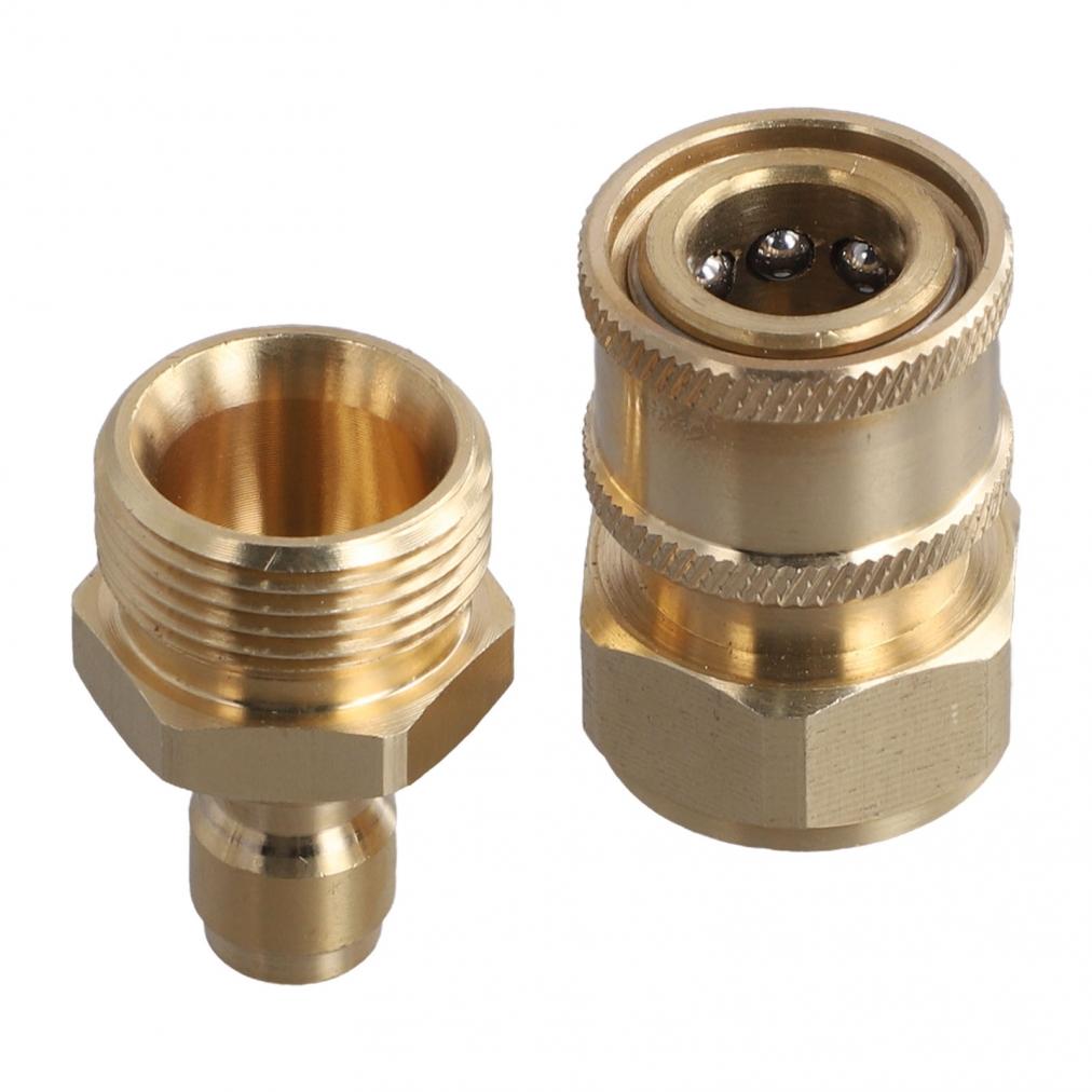 Connector Gold Color High Pressure Washer Accessories