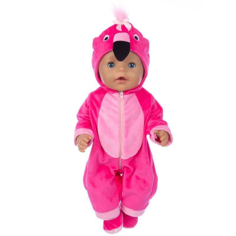 43cm Xiafu Doll Cartoon Jumpsuit & Accessory Set