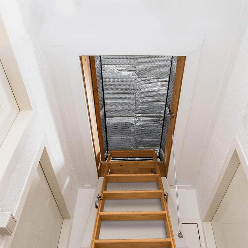 Attic Tent Insulation Cover 25x 54x 11 Inch Attic Stairway Sealed Barrier Dust Cover Home Attic Heat Insulation Warming Tools