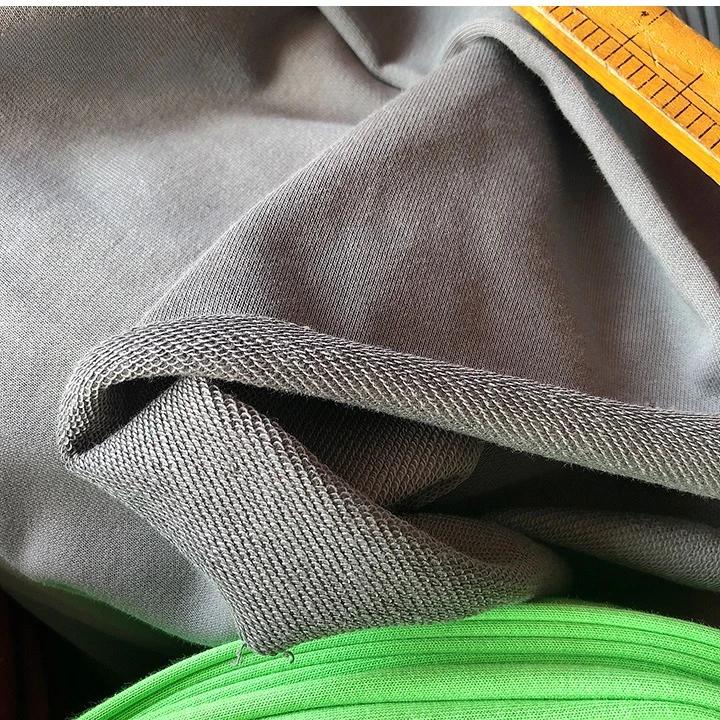 Wide 180cm French Terry Loop Cotton Knitted Fabric Abrasion-Resistant Sweatshirt Sweater Suit Sports Casual Wear Comfortable